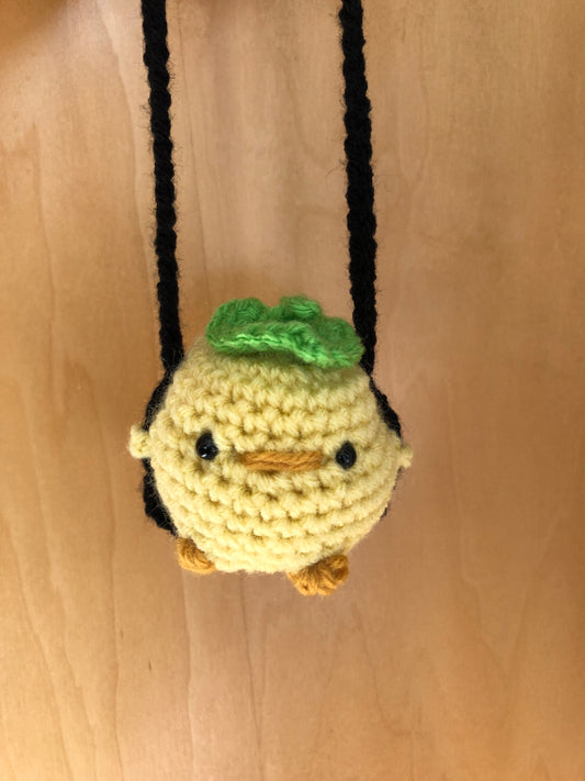 Anime-Inspired Spa Duck Spirit Crochet Buddy