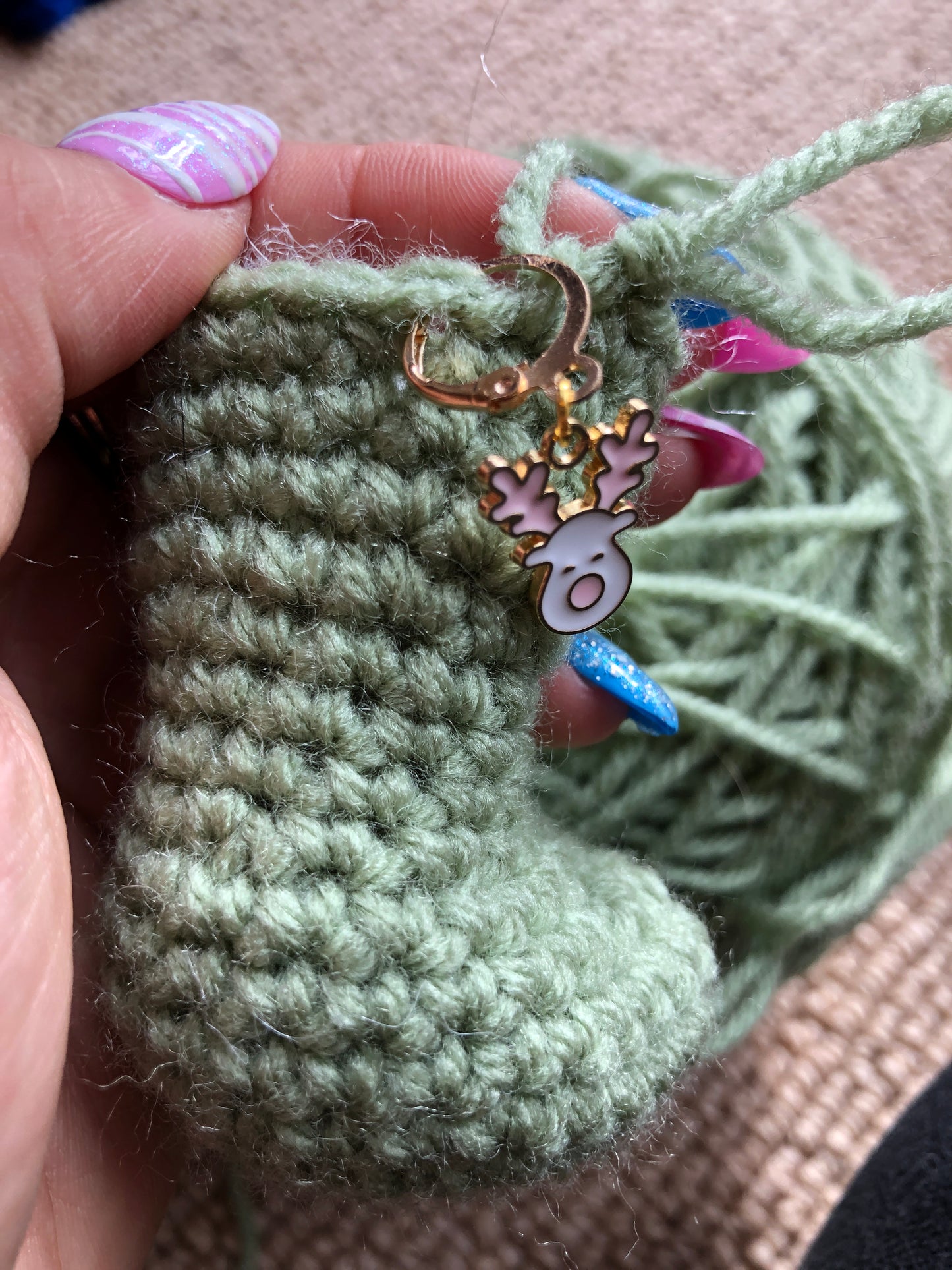 Christmas Themed Stitch Marker Set