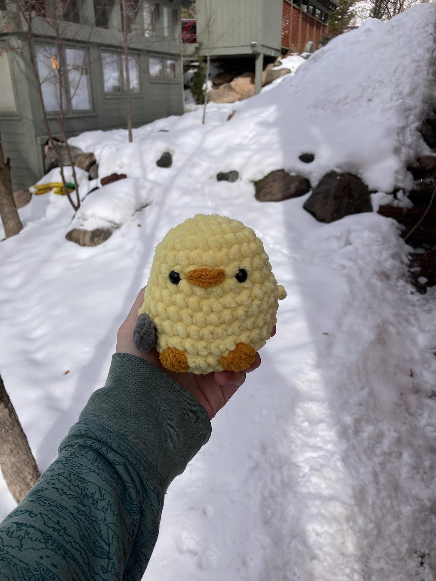 Stabby Duck Crochet Plushie