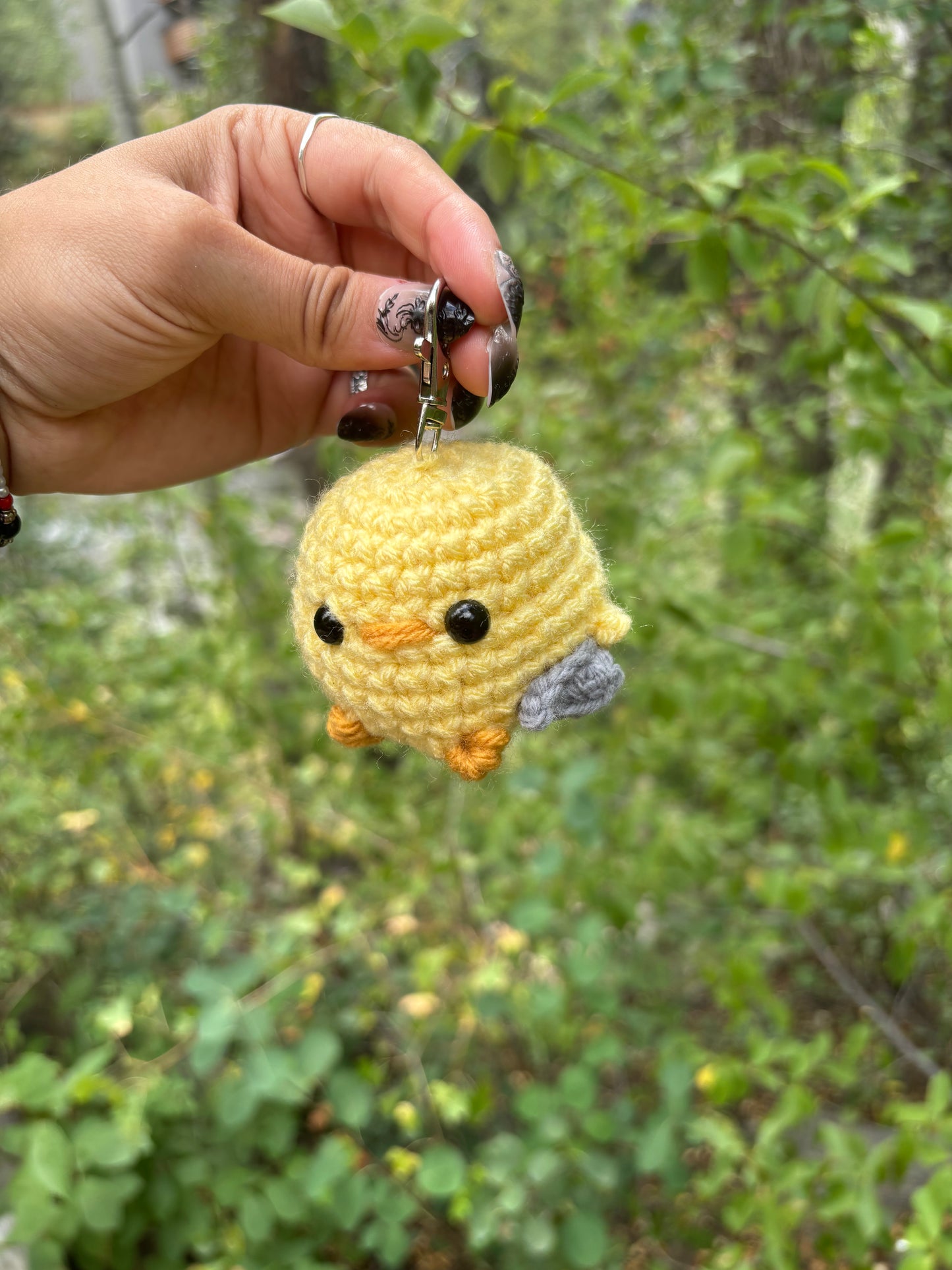 Stabby Duck Plush Bag Charm