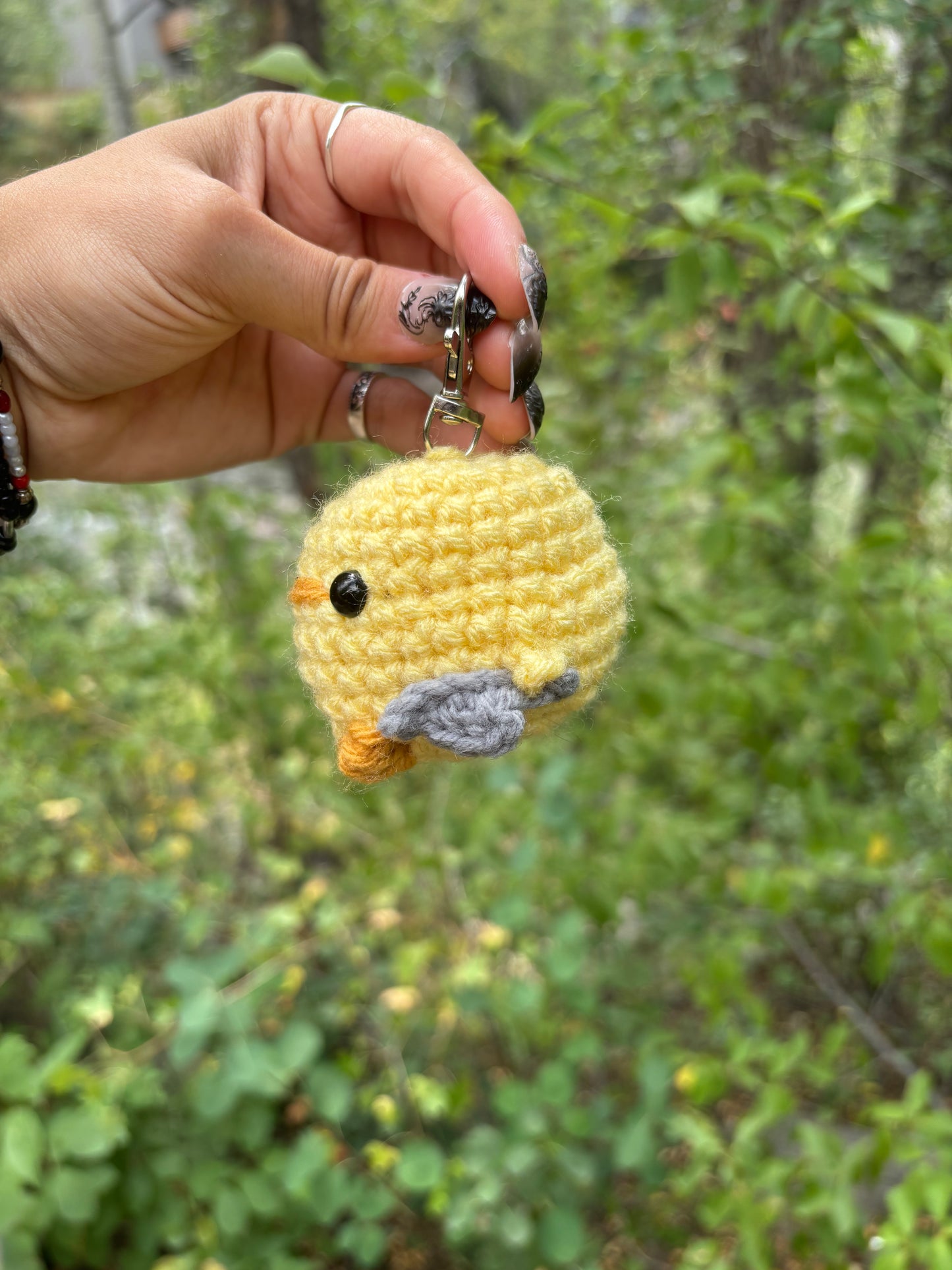 Stabby Duck Plush Bag Charm
