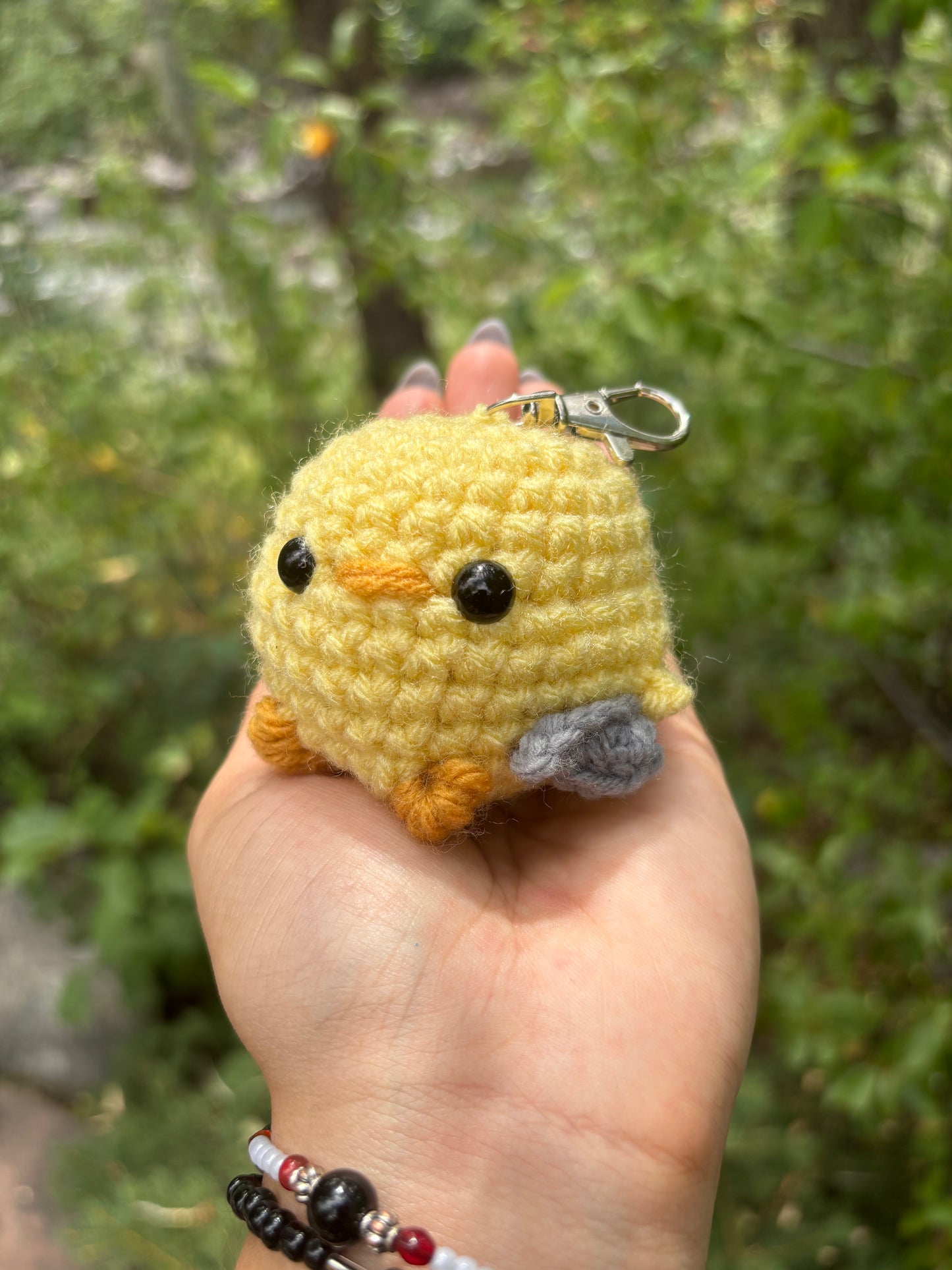 Stabby Duck Plush Bag Charm