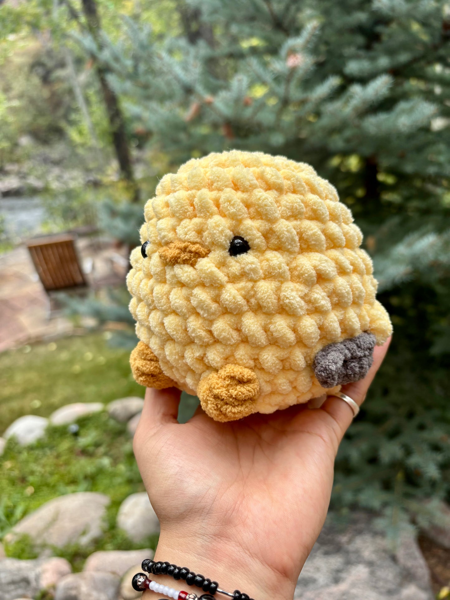 Stabby Duck Crochet Plushie