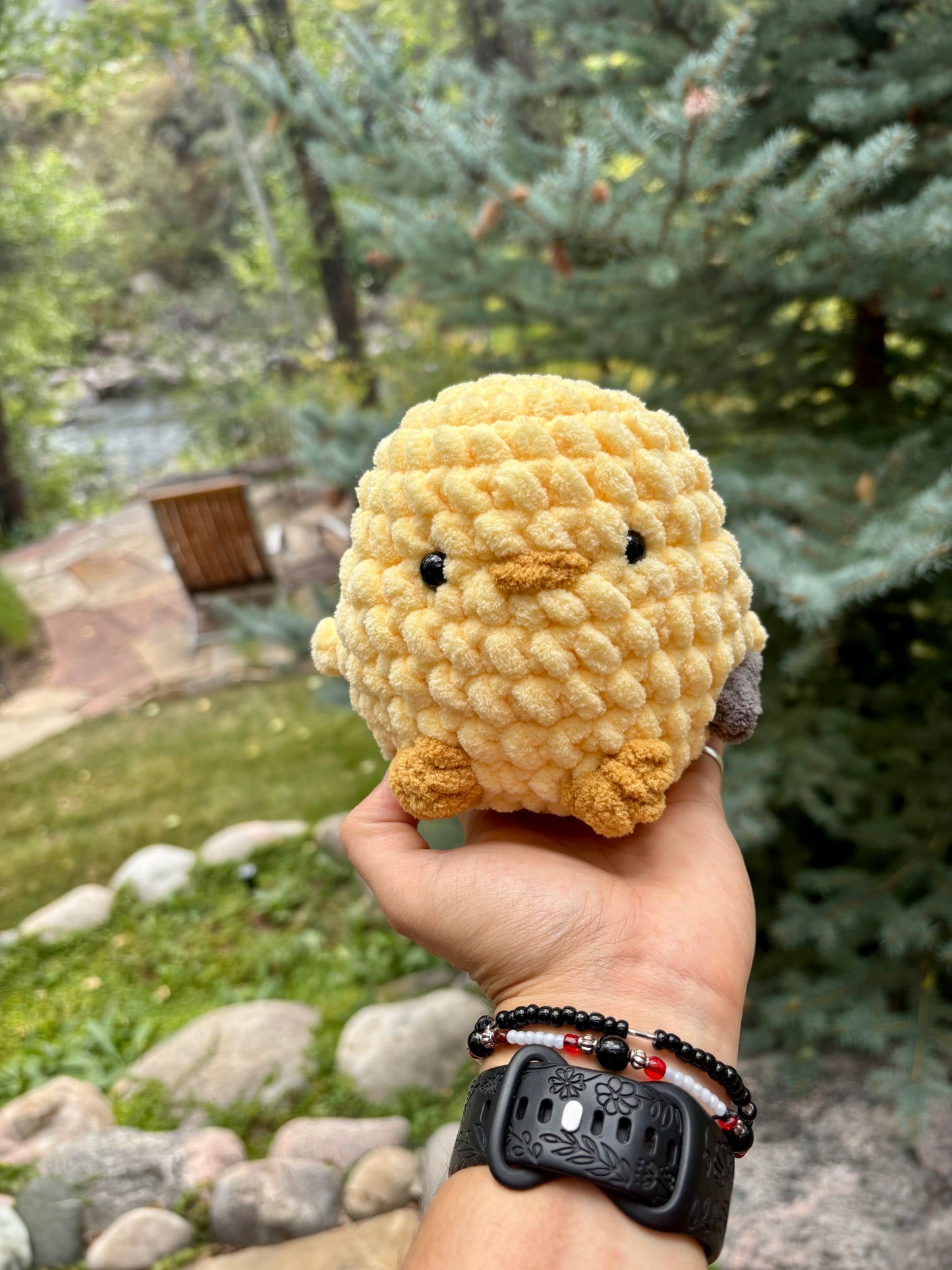 Stabby Duck Crochet Plushie