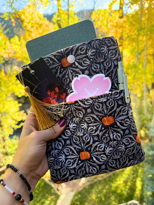 Victorian Pumpkin Book/E-reader Sleeve