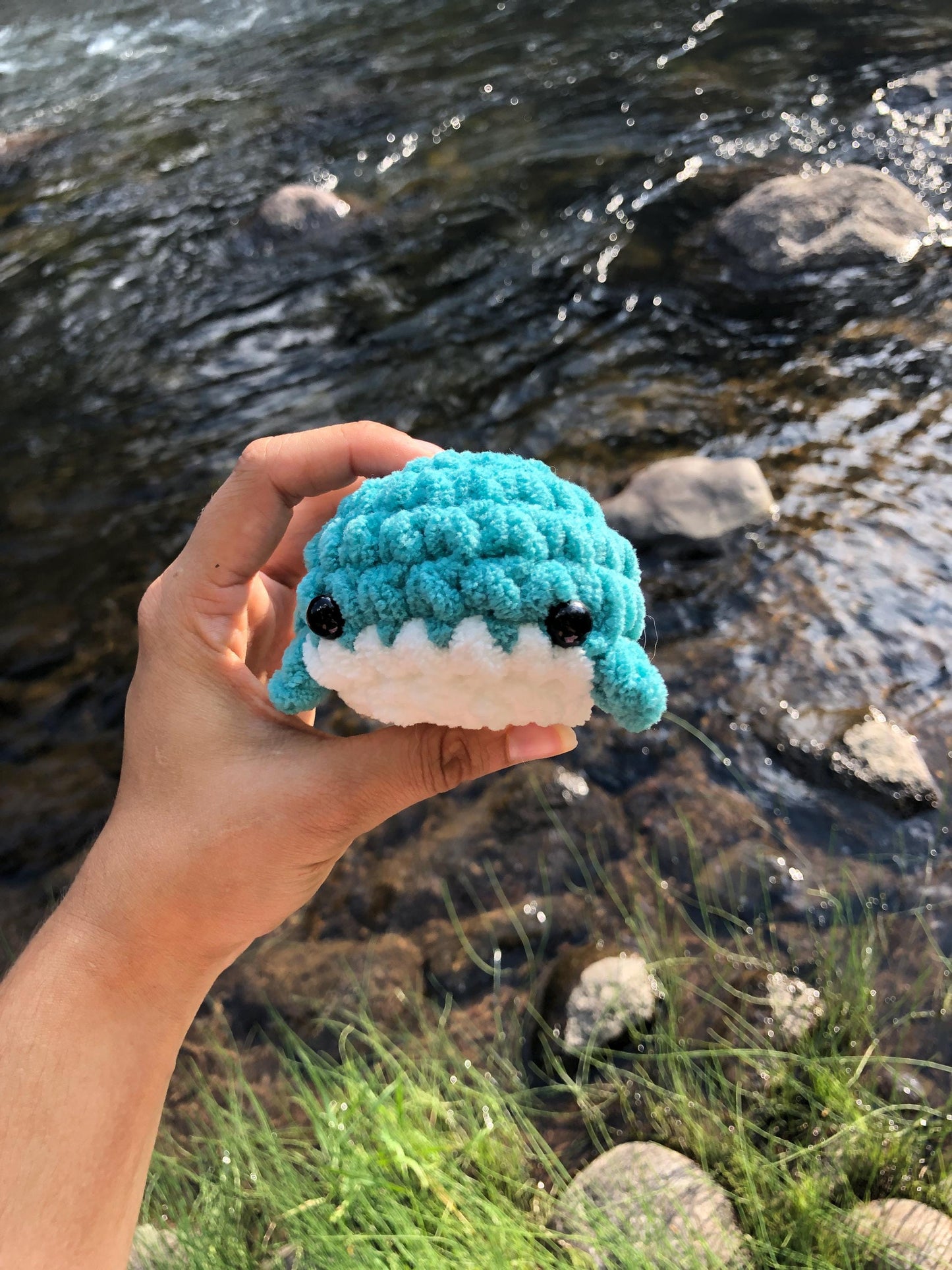 Mini Whale Crochet Plushie