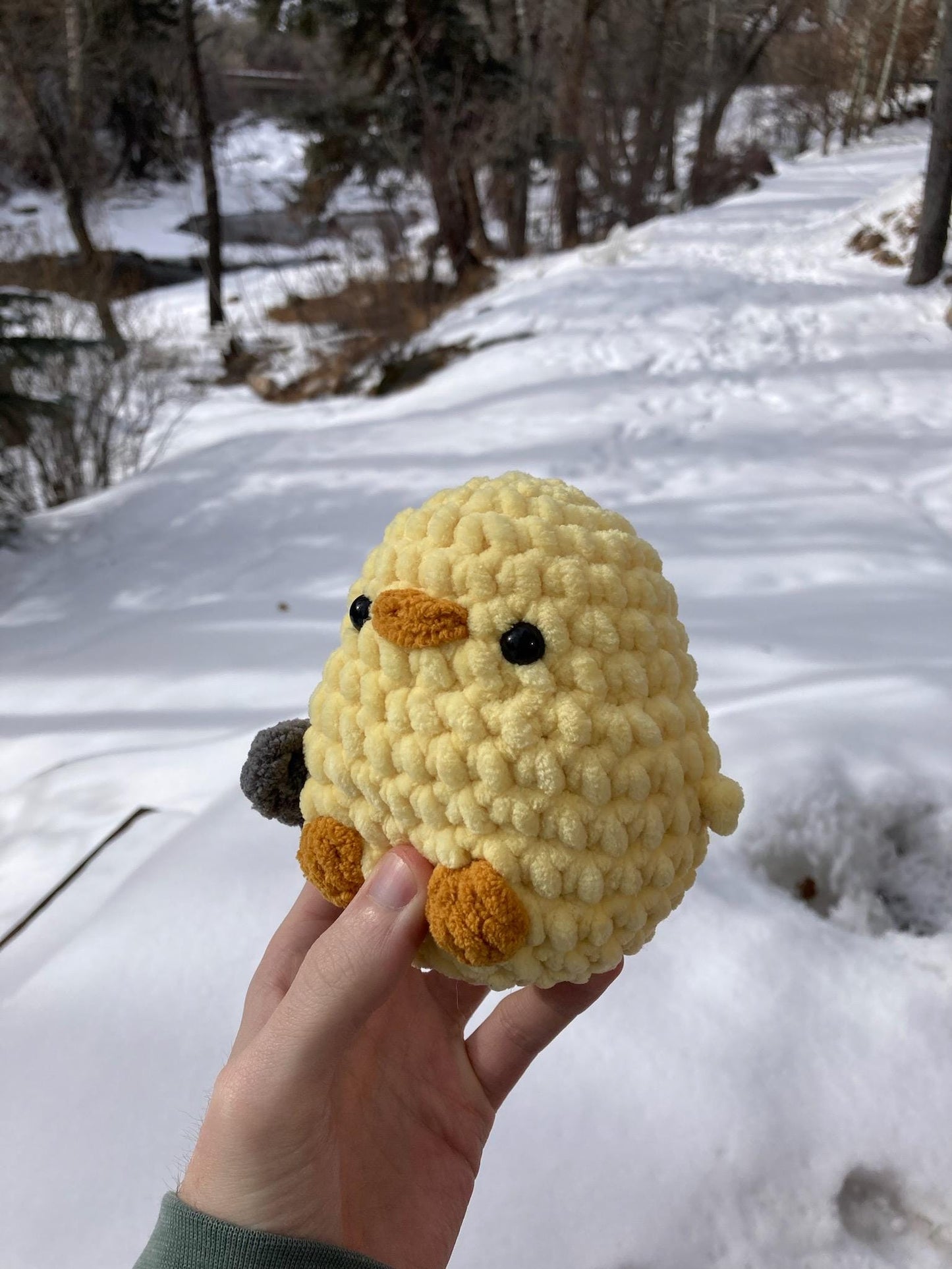 Stabby Duck Crochet Plushie
