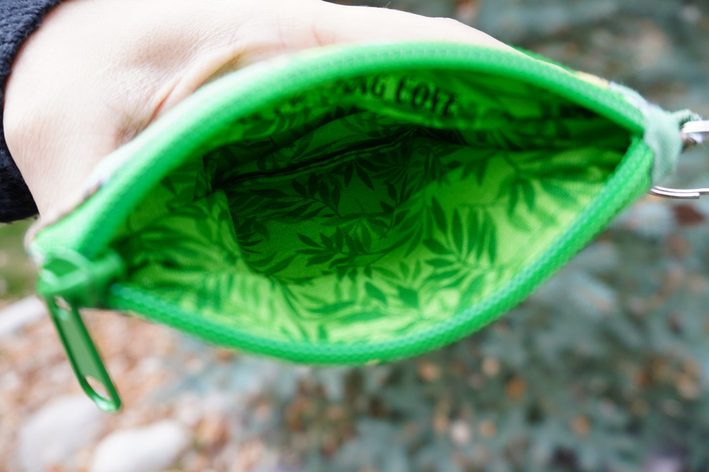 Video Game-Inspired Forest Spirit Quilted Card Wallet