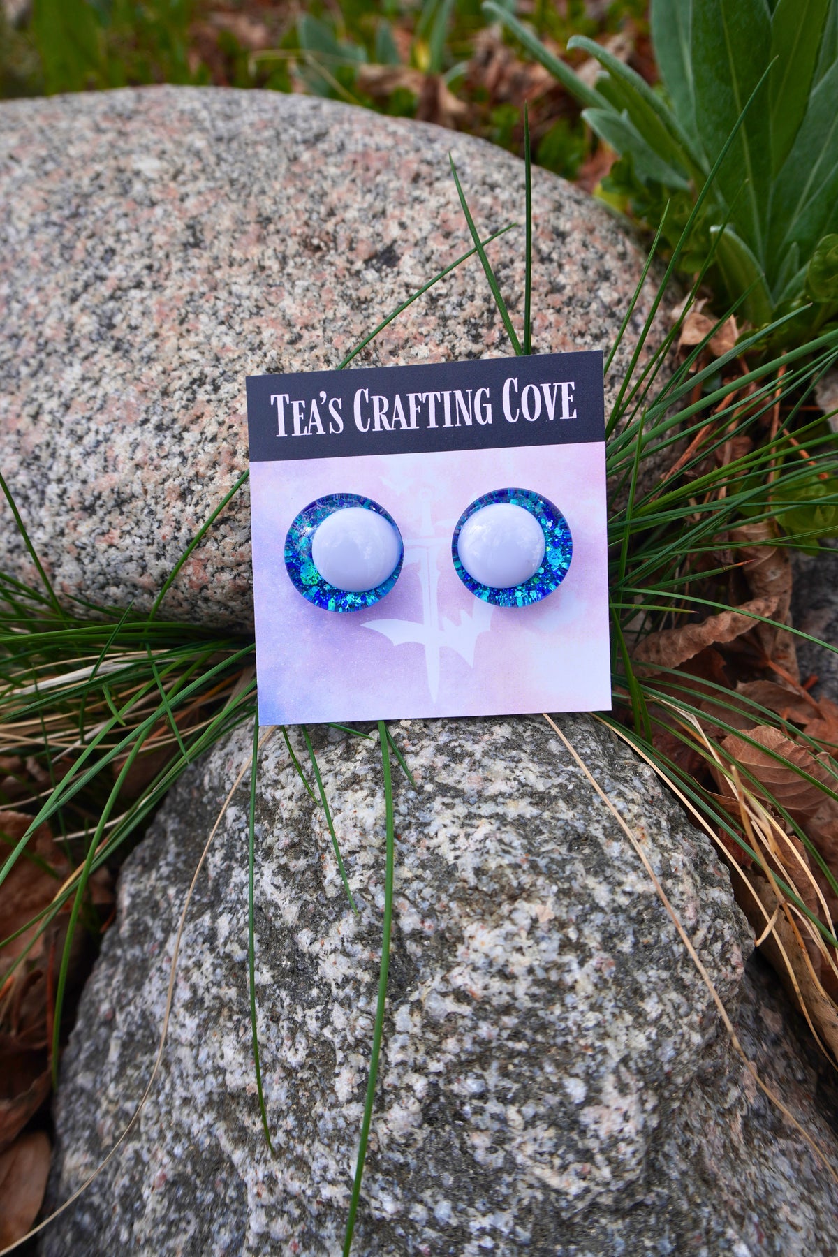 Hand Painted Glitter Safety Eyes With White Pupil 25mm for Crochet, Knit, Sewing