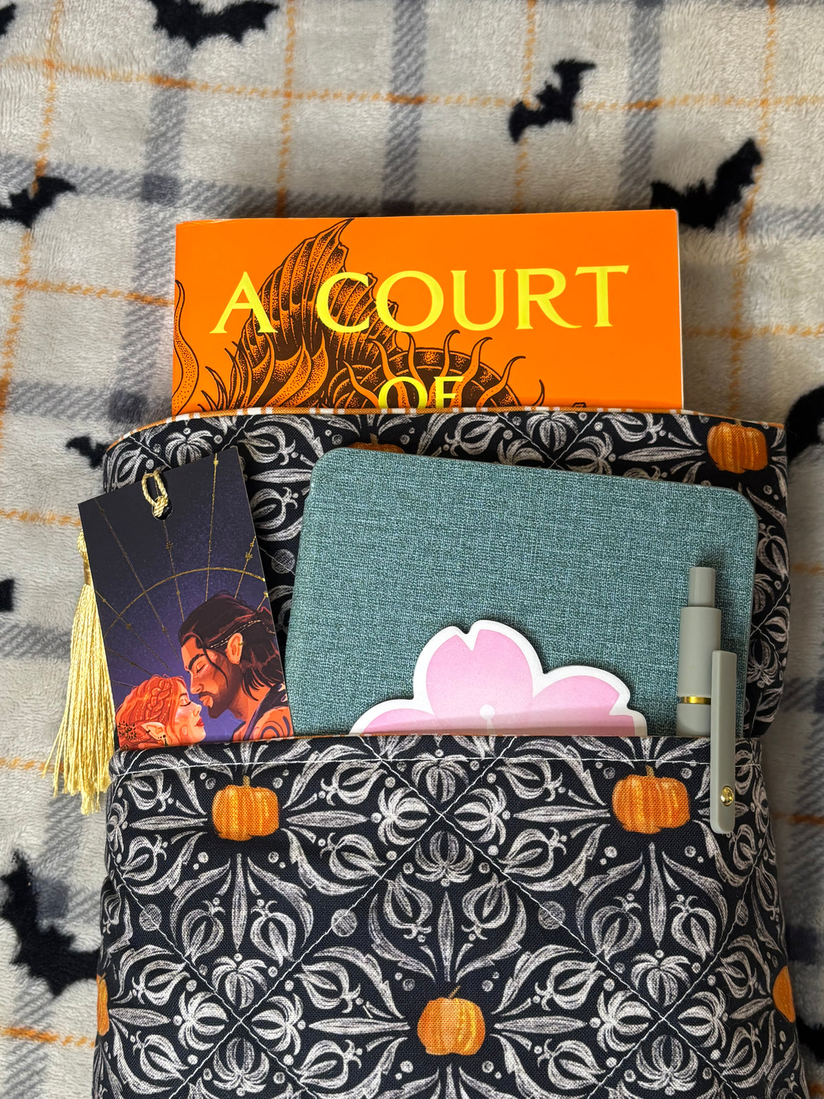 Victorian Pumpkin Book/E-reader Sleeve