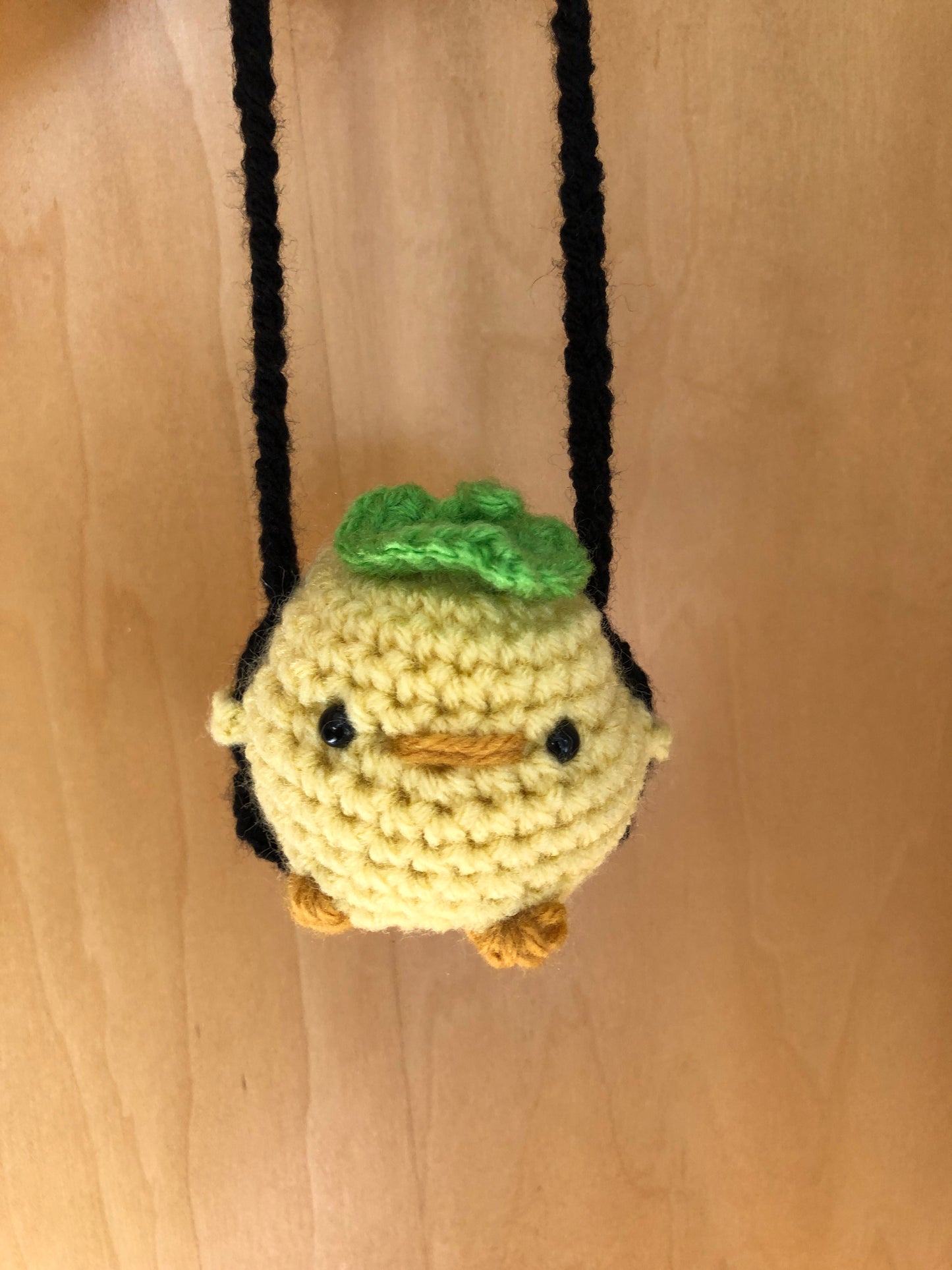 Anime-Inspired Spa Duck Spirit Crochet Buddy