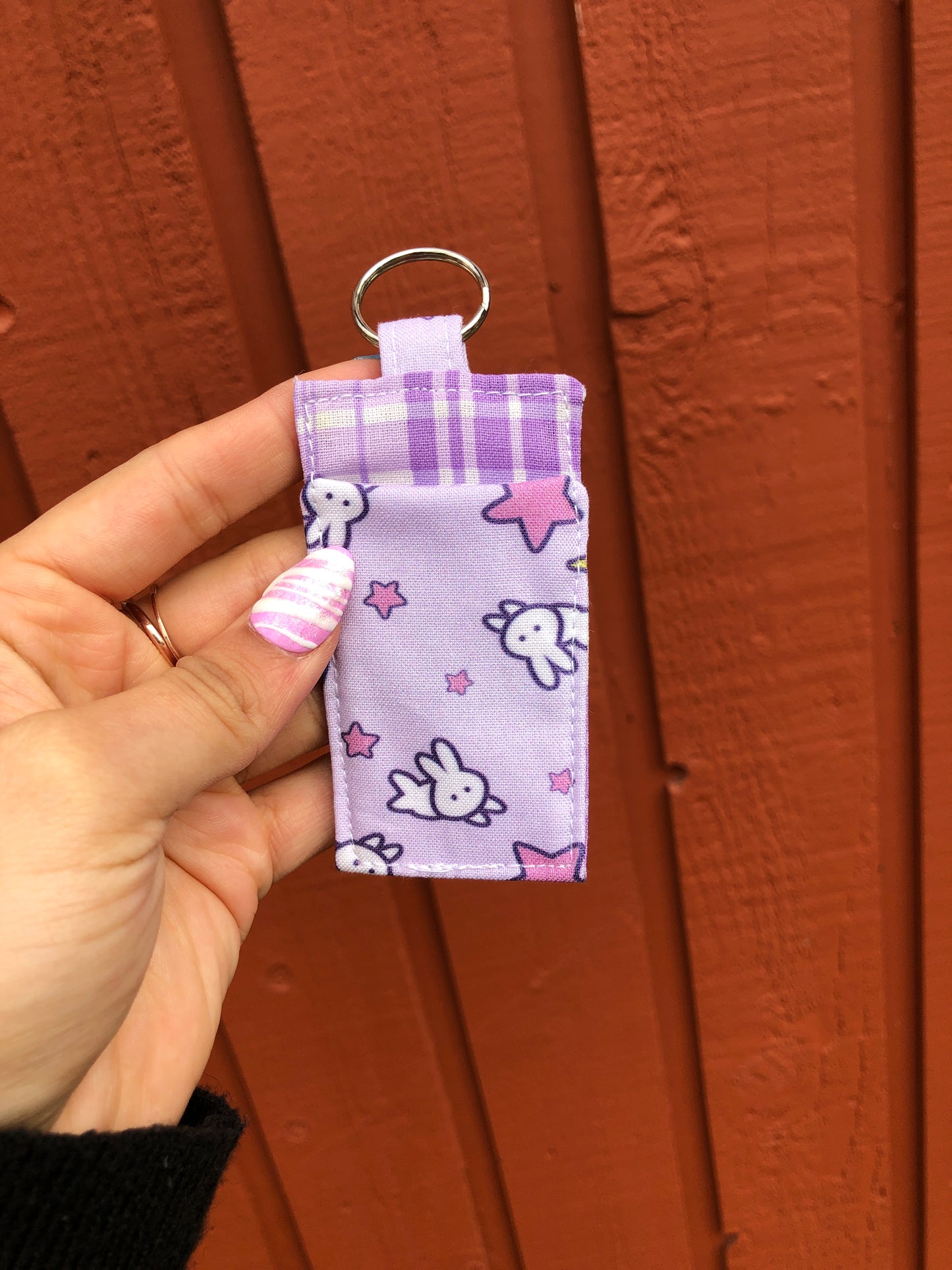 Anime-Inspired Lip Balm Holder Keychain