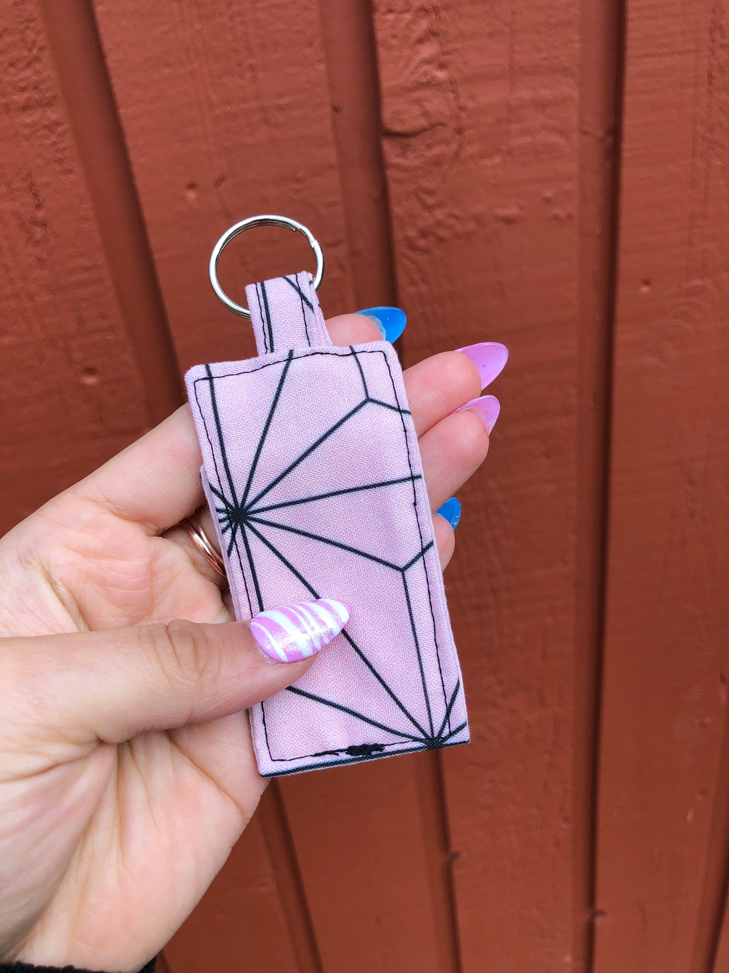 Anime-Inspired Lip Balm Holder Keychain