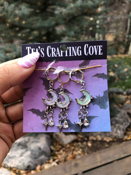 Moon Charms Stitch Marker Set