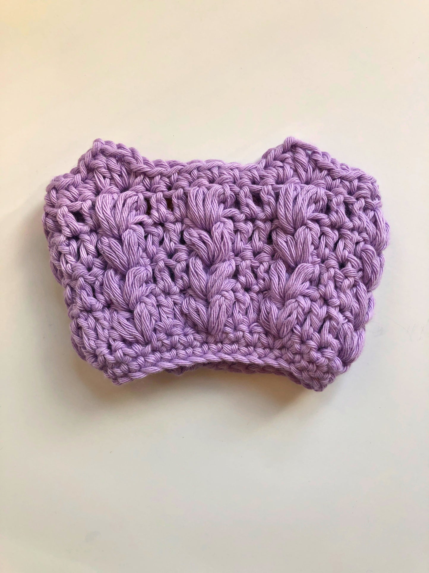 Crochet Cat Ear Cup Cozies - Cotton Cup Coozies - Handmade Cup Sleeves