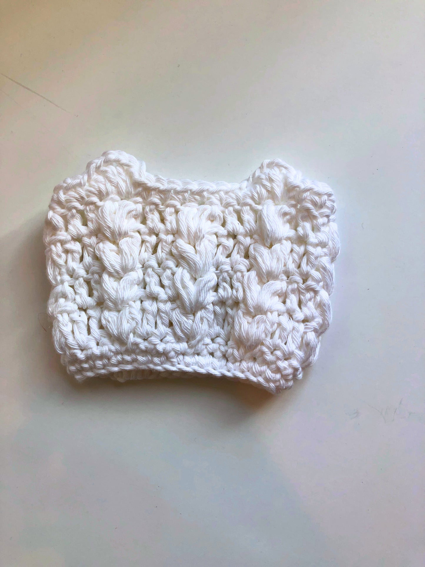 Crochet Cat Ear Cup Cozies - Cotton Cup Coozies - Handmade Cup Sleeves
