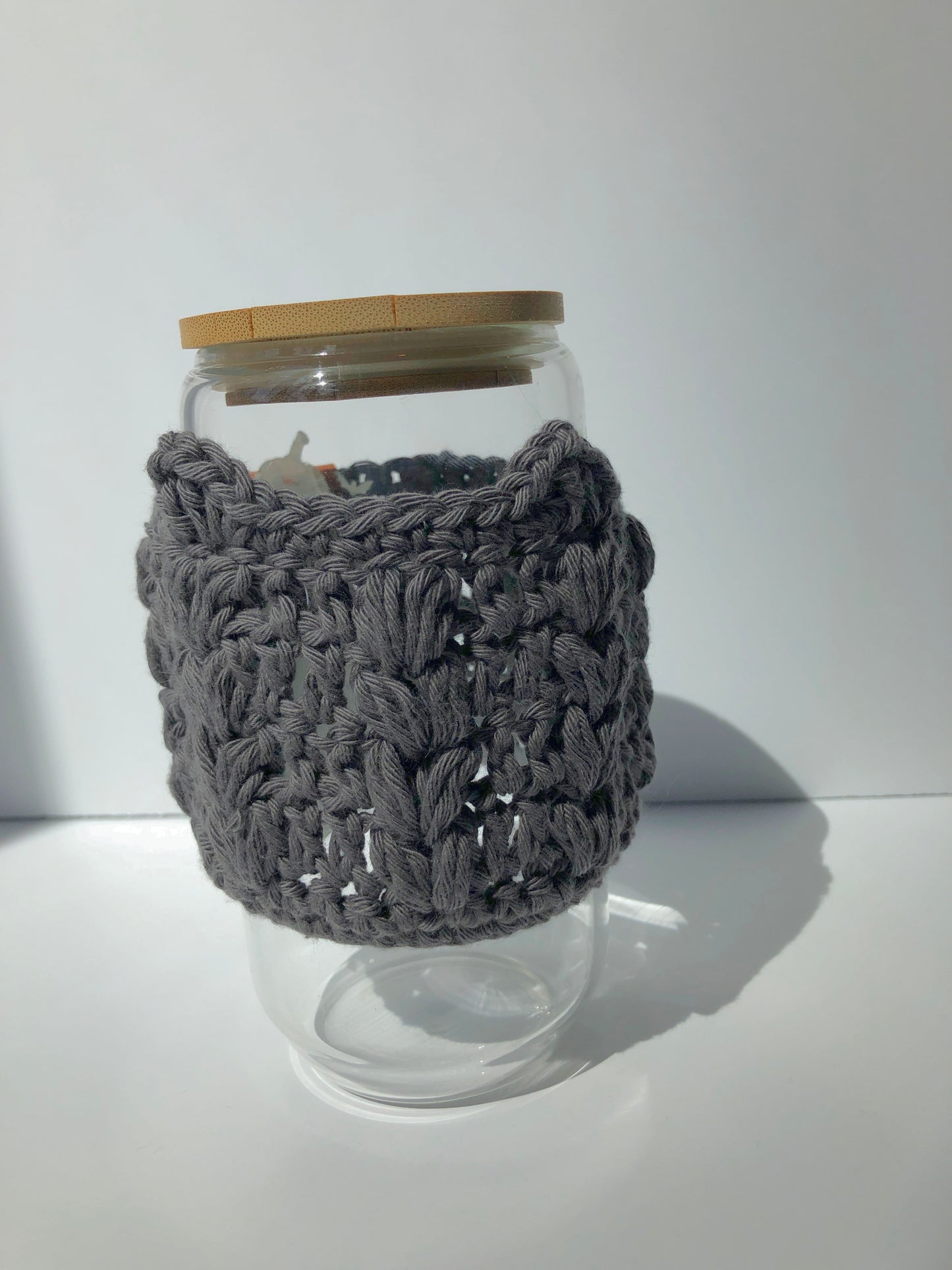 Crochet Cat Ear Cup Cozies - Cotton Cup Coozies - Handmade Cup Sleeves