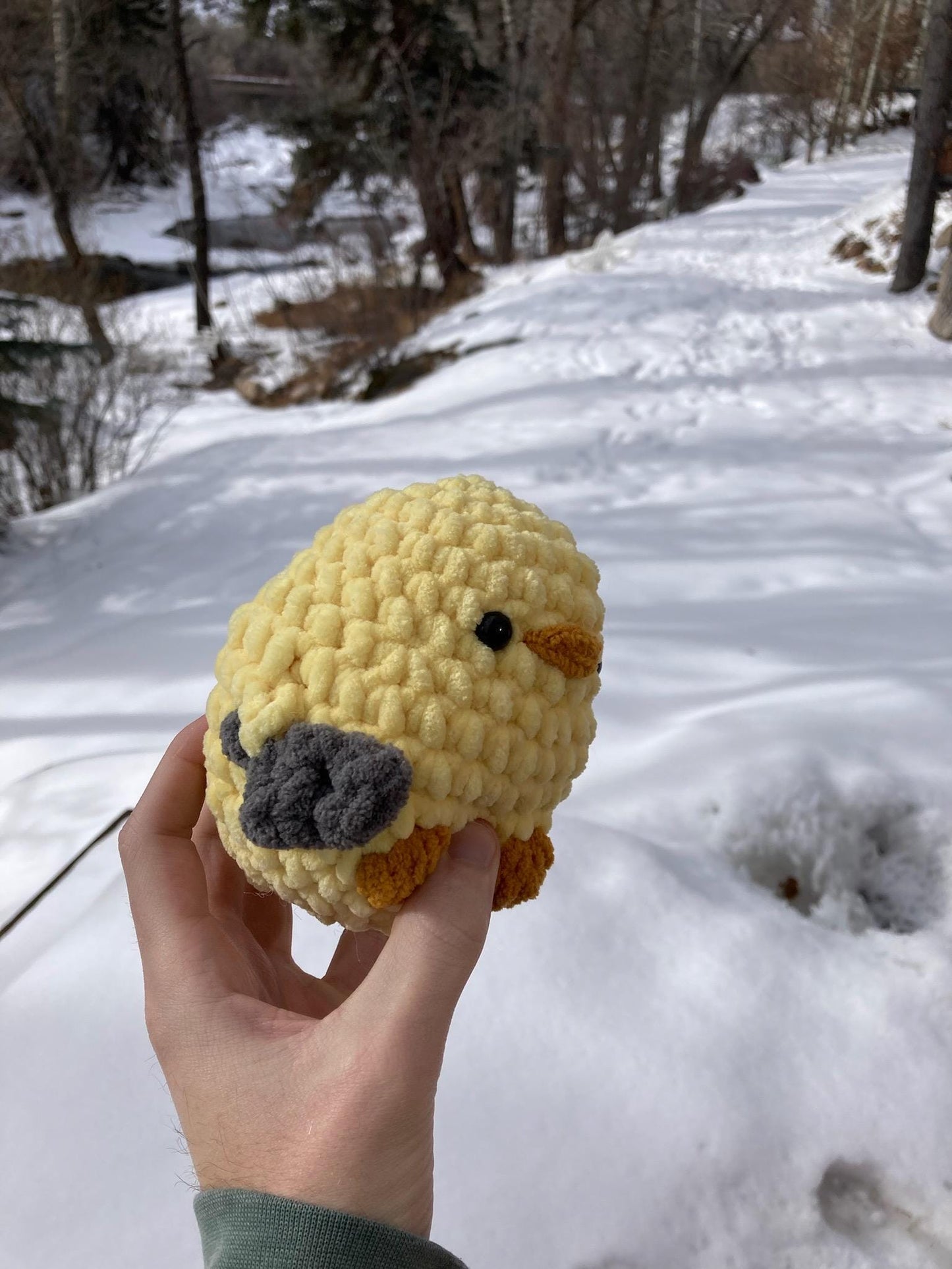 Stabby Duck Crochet Plushie