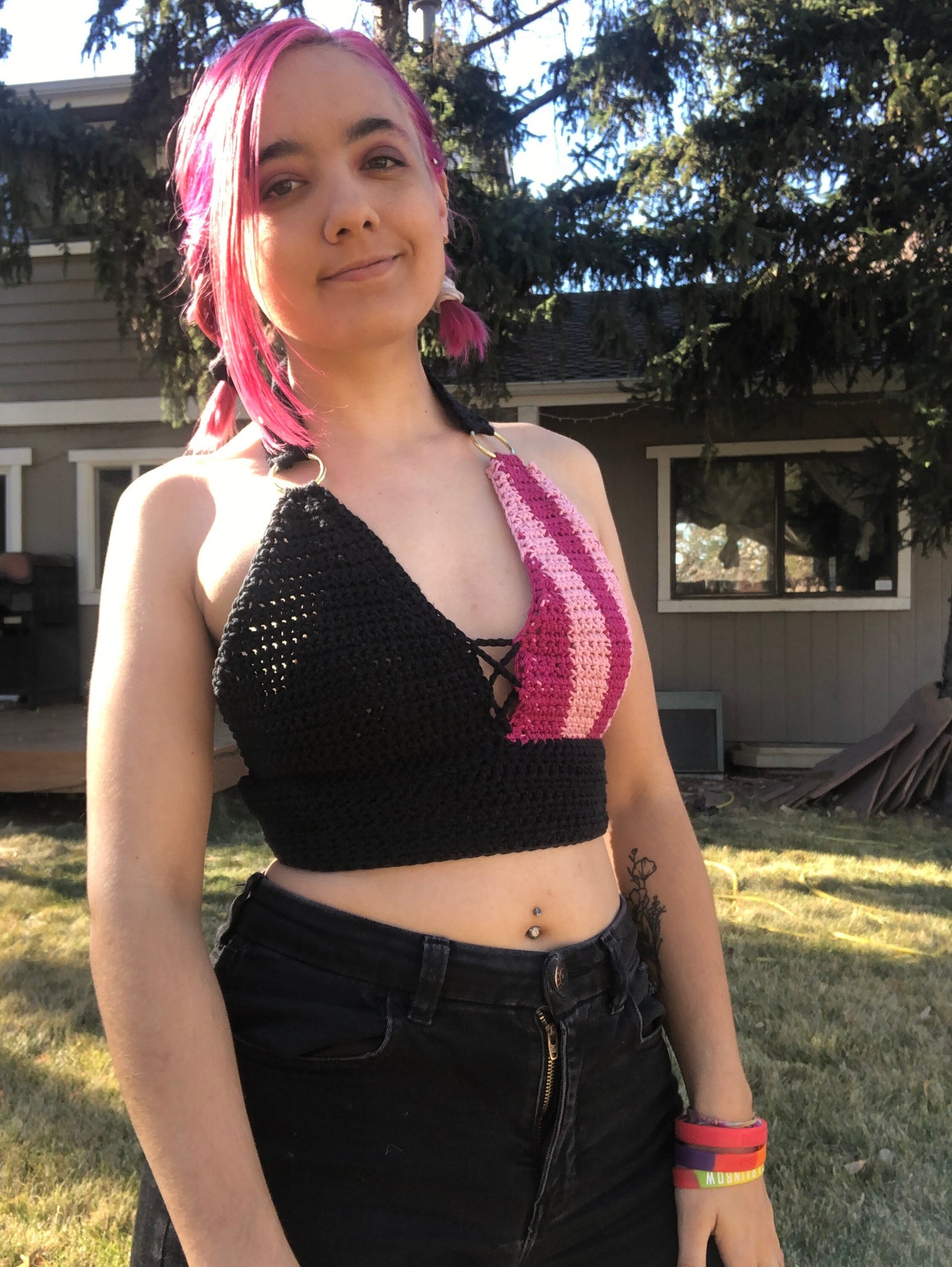Crochet Nerdy Festival Top