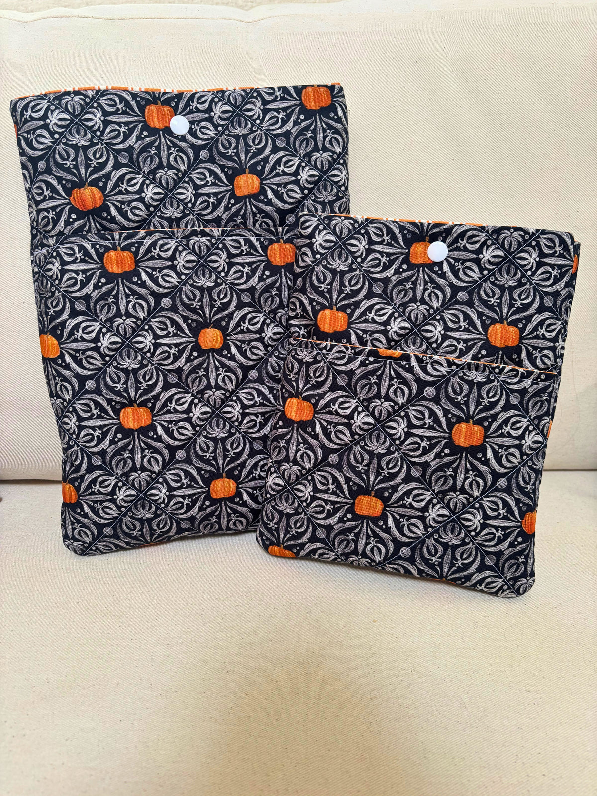 Victorian Pumpkin Book/E-reader Sleeve