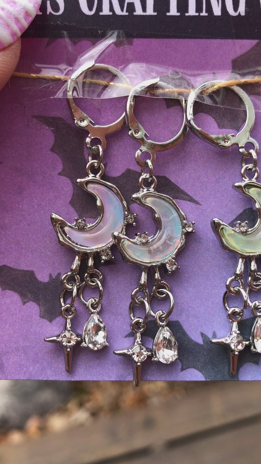 Moon Charms Stitch Marker Set