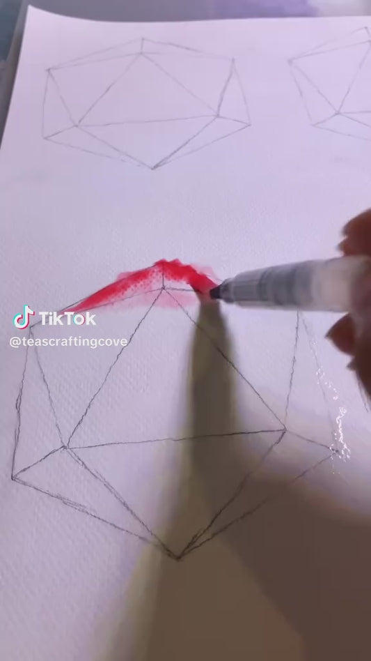 Watercolor Pride D20 Sticker