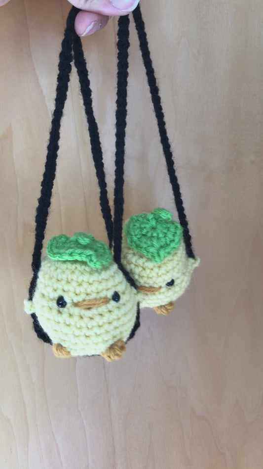 Anime-Inspired Spa Duck Spirit Crochet Buddy